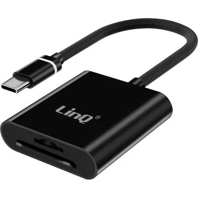 LinQ USB-C Kartenleser kompakt SD microSD