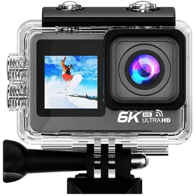 Lipa AT-M82TR 6K EIS UltraHD WiFi Sportkamera Schwarz