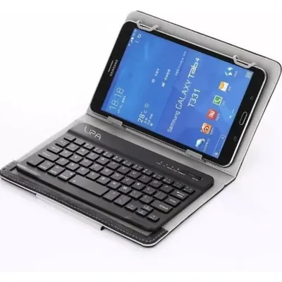 Lipa KS1 Bluetooth-Tastaturhülle für 10-11 Zoll Tablet, Schwarz