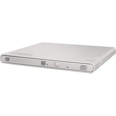 Liteon eBAU108 Schlanker externer USB-DVD-Brenner, weiß