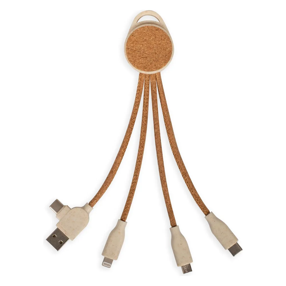 Livoo Ladekabel mit mehreren Endstücken (0.20 m, USB 3.2 Gen 1, 10 W)