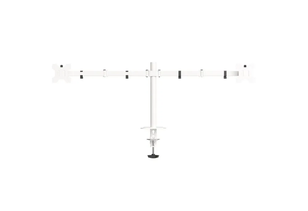 LMG Germany Monitor-Halterung Monitorhalterung für 2 Monitore bis 32 Zoll, 10 kg, 2 Arme, flexibel, (bis 32 Zoll, 2 Monitore, neigbar, höhenverstellbar, stabil, Kabelmanagement)