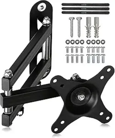 LMG Germany Monitor-Halterung Wandhalterung für 1 Monitor bis 32 Zoll, max. 13 kg, frei beweglich, (bis 32 Zoll, flexibel bewegbar, platzsparend, stabil)