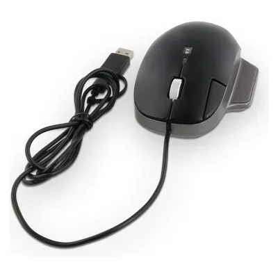 Ratón LMP Elite Pro USB Type-C 6400 DPI Schwarz Ergonomisch Rechts