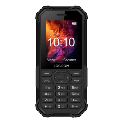 Logicom Schwarz IP68 Dual-SIM 4G Mobiltelefon 2100 mAh Wasser- und stoßfest