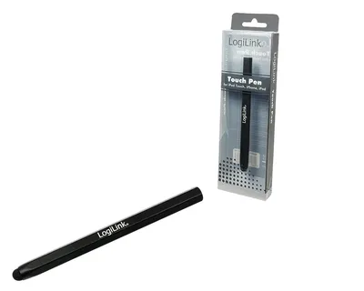 Digitalstift LogiLink AA0010 Schwarz Aluminium Gummi für iPad iPhone iPod