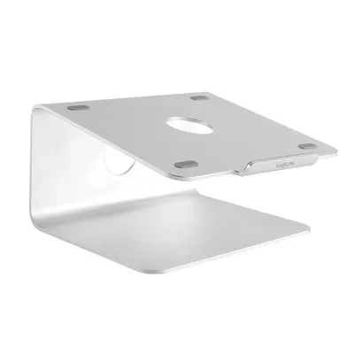 LogiLink AA0104 Laptop-Ständer Tisch 11 bis 17" 360° Drehung Aluminium Silber