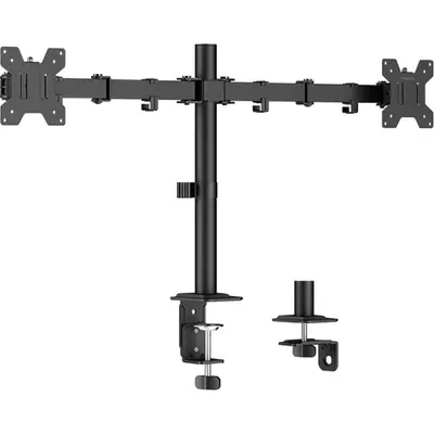 LogiLink BP0217 Doppel Monitorhalterung Tisch 17 bis 32" VESA 100x100 Max 10kg pro Arm