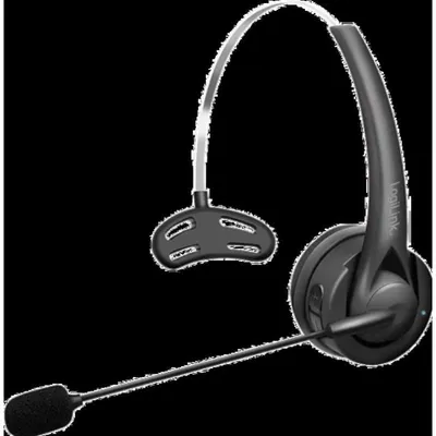 LogiLink BT0075 kabellose Bluetooth 6.0 Mono Headsets für Büro schwarz