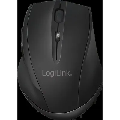 Maus LogiLink ID0032B Bluetooth 5.0 1600 DPI Schwarz 6 Tasten