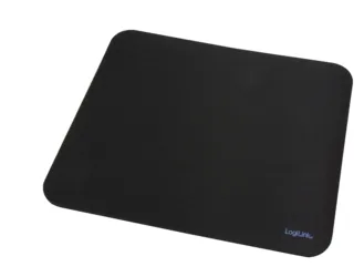 Mauspad LogiLink ID0117 Schwarz mit Schaumstoff- und Gummibasis
