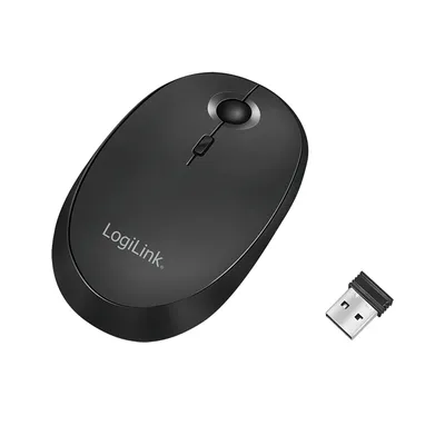 LOGILINK Bluetooth- und Funkmaus ID0204, Dual-Mode, schwarz