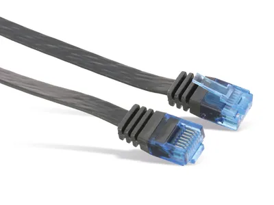 LOGILINK CAT.5e Patchkabel, 1 m, Flachkabel
