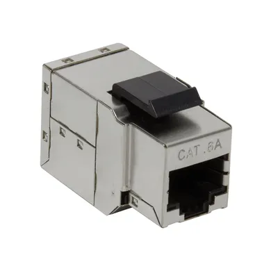 LOGILINK CAT.6A Keystone Kupplung NK4010 2x RJ45 STP, 17mm breit