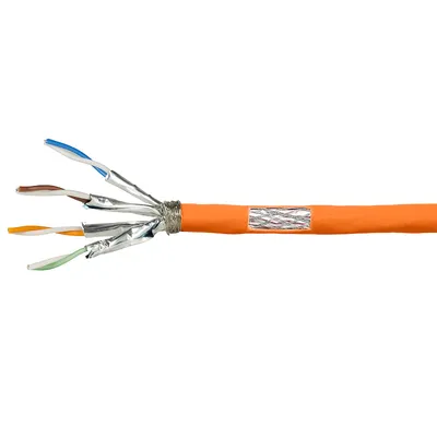 LOGILINK CAT.7 Datenkabel CPV0058, Installation, AWG23, orange, 25 m