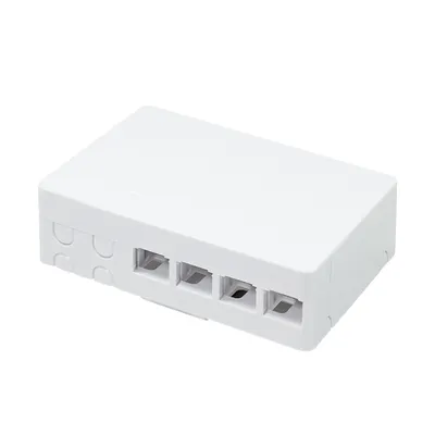 LOGILINK FTTH-Anschlussdose FB1002, Aufputz, inklusive Hutschienenhalterung