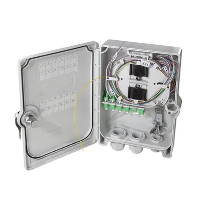 LOGILINK FTTH/FTTB-Anschlussgehäuse FB124LC,24x LC/APC, voll bestückt