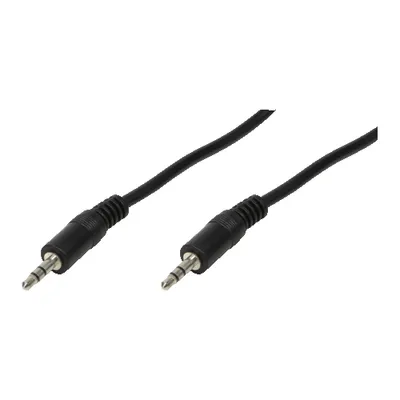 LOGILINK Klinkenkabel CA1053, 10 m, 2x Stecker 3,5 mm, stereo, schwarz