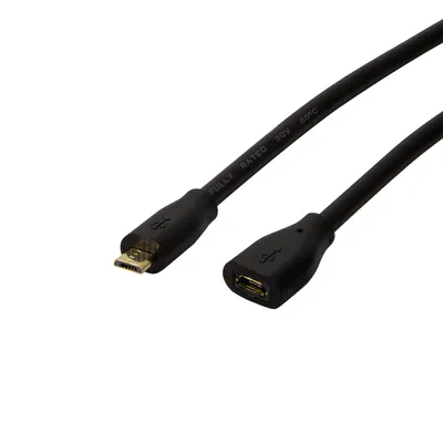 LOGILINK MicroUSB-Verlängerung CU0125, 5,0 m