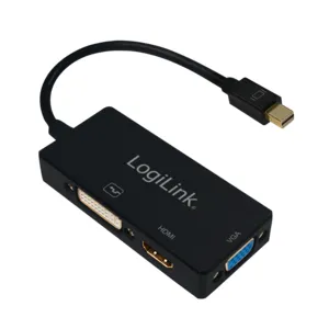 LOGILINK Mini-DisplayPort-Adapter CV0109, DVI, HDMI, VGA