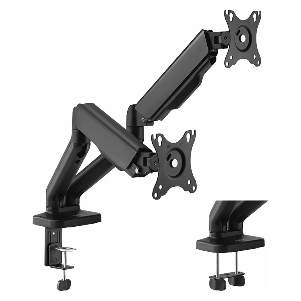 LOGILINK Monitorhalterung BP0177 2-fach 17-32 Flat & Curved Aluminium