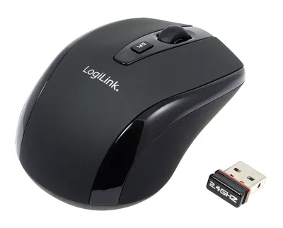 LOGILINK Optische Funkmaus 3 Tasten 1600dpi 2,4Ghz Kabellos ID0031