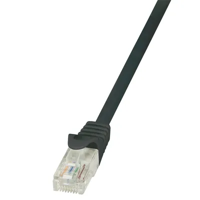 LOGILINK Patchkabel EconLine CAT.5e U/UTP 1,5m schwarz
