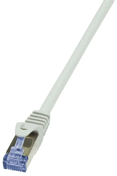 LOGILINK Patchkabel PrimeLine CAT.6A mit Cat.7 Rohkabel S/FTP grau 2m