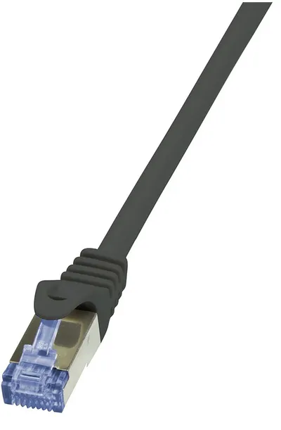 LOGILINK Patchkabel PrimeLine CAT.6A S/FTP 1m schwarz