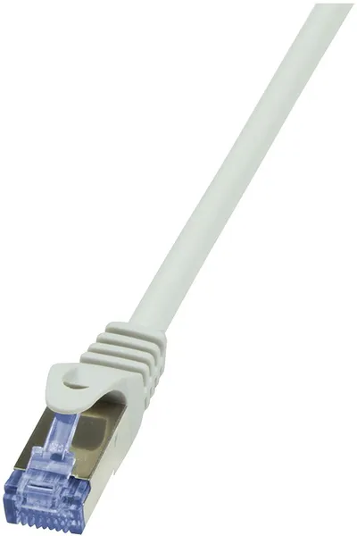 LOGILINK Patchkabel PrimeLine CAT.6A S/FTP 1m grau