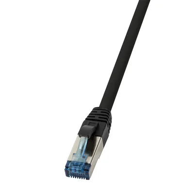 LOGILINK Patchkabel PUR CAT.6A S/FTP schwarz 15m