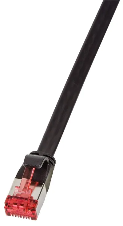 LOGILINK Patchkabel SlimLine CAT.6A U/FTP schwarz 0