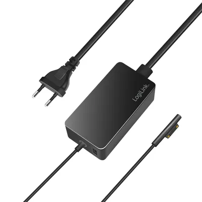 LogiLink Surface Laptop Ladegerät, 65 W, USB-Port PA0309 Notebook-Netzteil