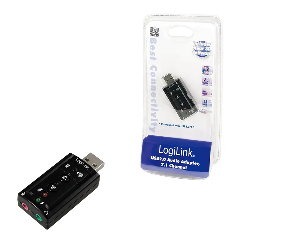 LOGILINK USB 2.0 Audio-Controller, 7.1