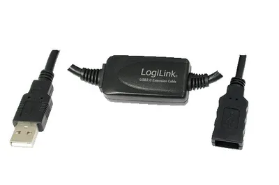 LOGILINK USB 2.0 Repeater-Kabel, 15 m