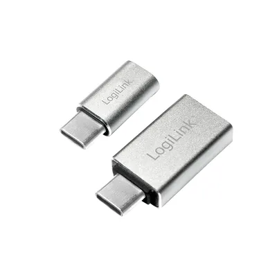 LOGILINK USB-Adapter Set, USB-C/USB-A + USB-C/Micro-USB