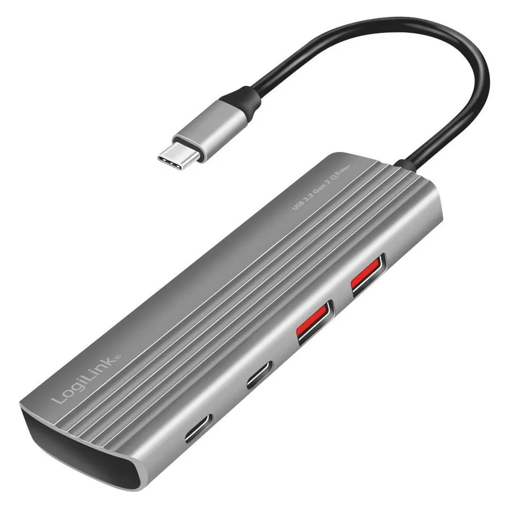 LOGILINK USB-C-Hub UA0414 7-Port