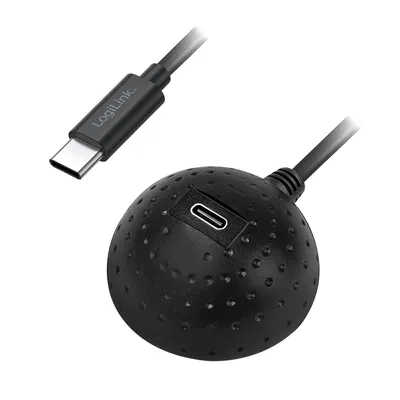 LOGILINK USB-C Kabel CU0099 USB-C/M zu USB-C/F Docking-Ball 1,5m