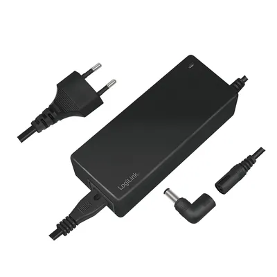 Netzteil LogiLink PA0215 90W Einstellbare Spannung Typ E Schwarz