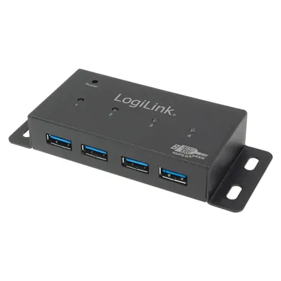 Hub LogiLink 4 Ports 5000 Mbit/s USB 3.2 Gen 1 Modell UA0149 Grau