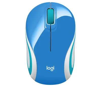 Logitech M187 Wireless Mini Mouse Blue | 910-002733 | USB