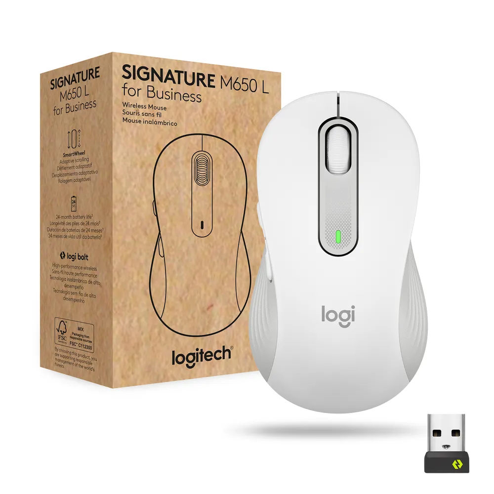 Logitech Signature M650 L for Business | 910-006349 | Maus