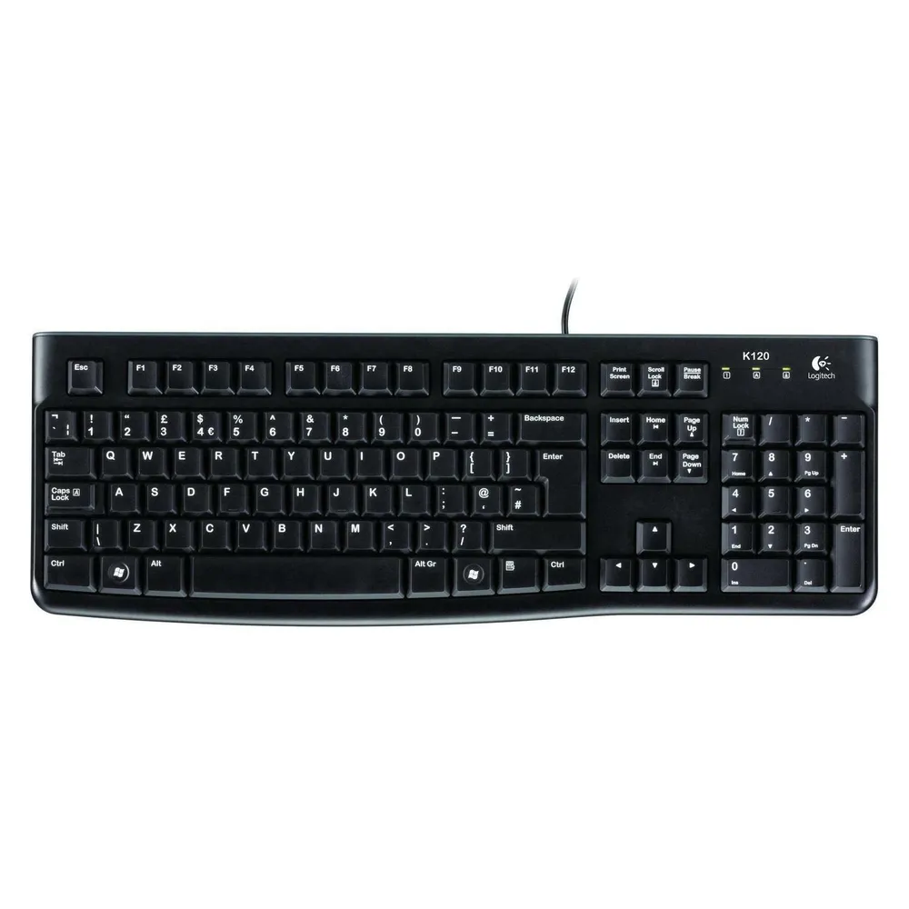Logitech K120 (US, Kabelgebunden)