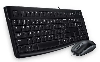 Logitech Desktop MK120 | 920-002535 | Volle Größe (100%) - Kabelgebunden