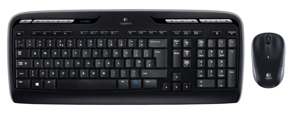 Logitech Wireless Combo MK330 | 920-003989 | Tastatur-und-Maus-Set