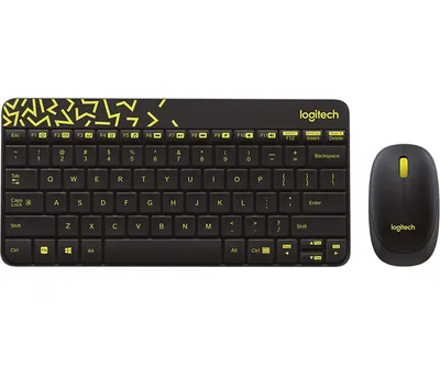 Logitech MK240 Nano Wireless Keyboard and Mouse Combo | 920-008213 | Volle Größe (100%) - Kabellos