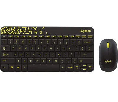 Logitech MK240 Nano Wireless Keyboard and Mouse Combo | 920-008383 | Volle Größe (100%) - Kabellos