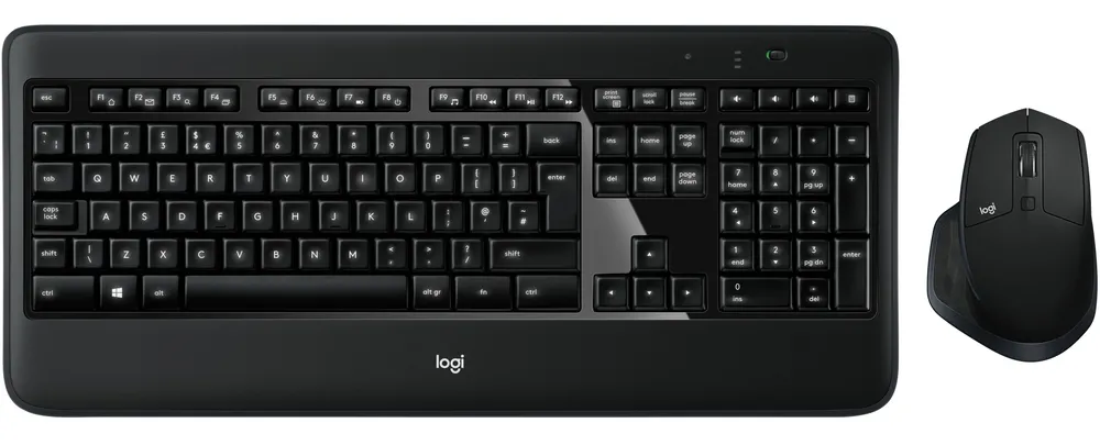 Logitech MX900 Performance Keyboard and Mouse Combo | 920-008878 | Volle Größe (100%) - Kabellos
