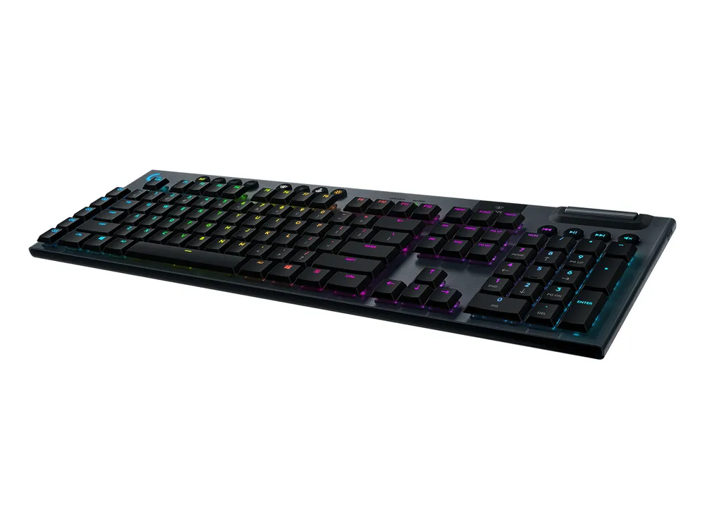 Logitech G G915 LIGHTSPEED Wireless RGB Mechanical Gaming Keyboard ? GL Clicky | 920-009108 | Volle Größe (100%),