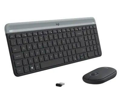 Logitech Slim Wireless Combo MK470 | 920-009192 | Tastatur-und-Maus-Set